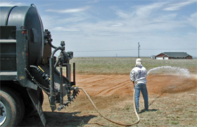 1000 gallon water trailer pump and engine