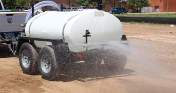 trailer mounted water tank