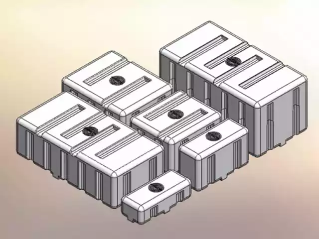 rotomolded tanks drawing