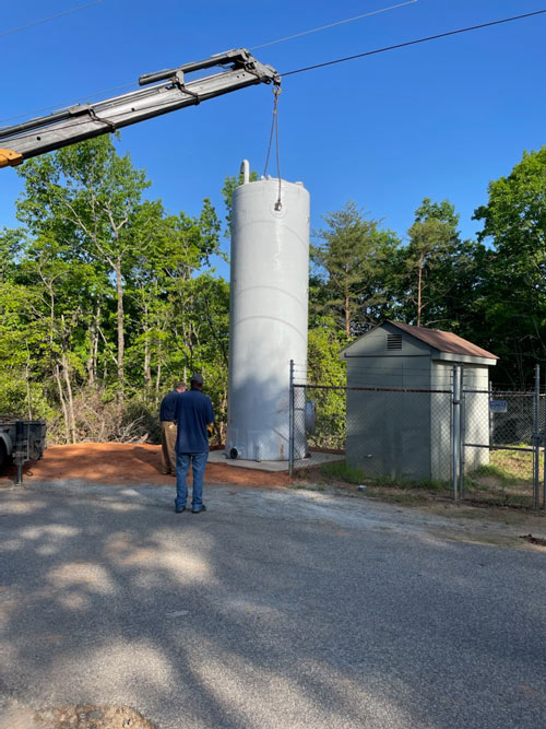 fiberglass water storage tanks